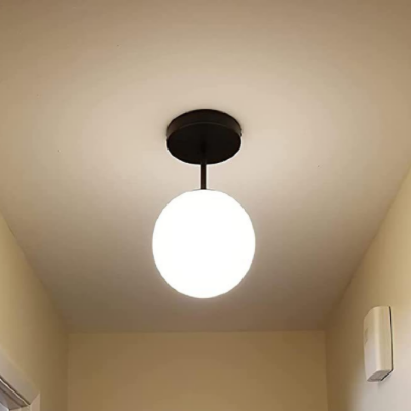 Lore Semi-Flush Mount Ceiling Light Glass - Neutralighting