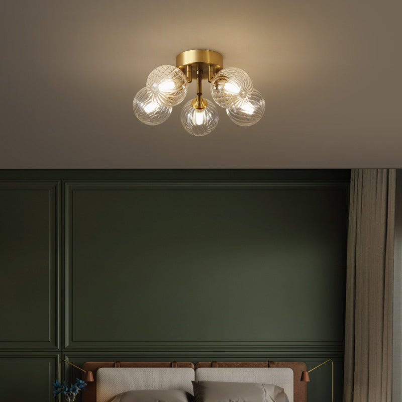 Valentina Modern Clear Bubble Glass Ceiling Light - Neutralighting