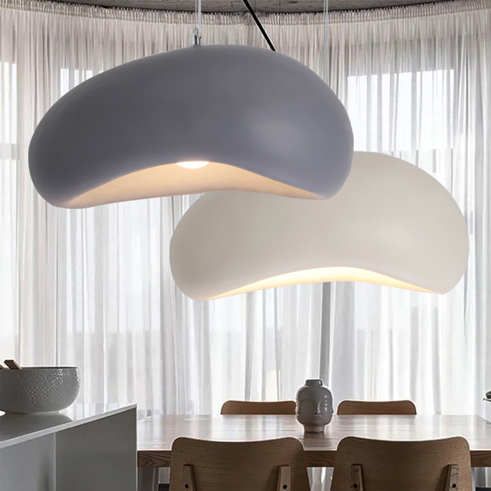 Avi Wabi Sabi Bread Shape Resin Pendant Light, 4 Color - Neutralighting