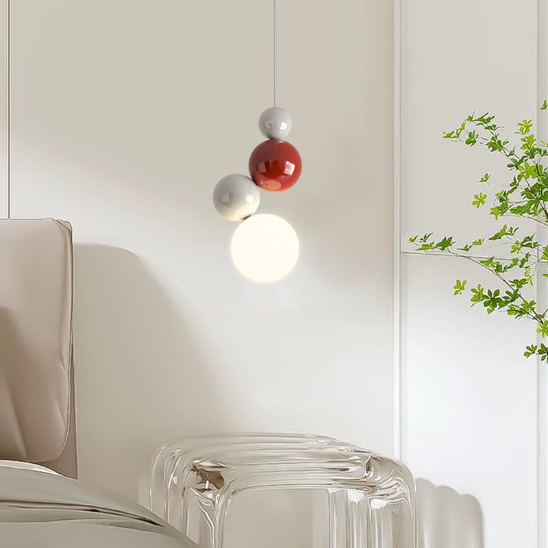 Valentina Modern LED Pendant Light White Metal Bedroom Living Room - Neutralighting