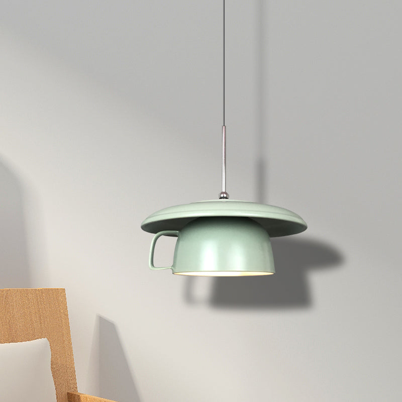 Valentina Rustic Cup Ceramic LED Pendant Light Living Room - Neutralighting