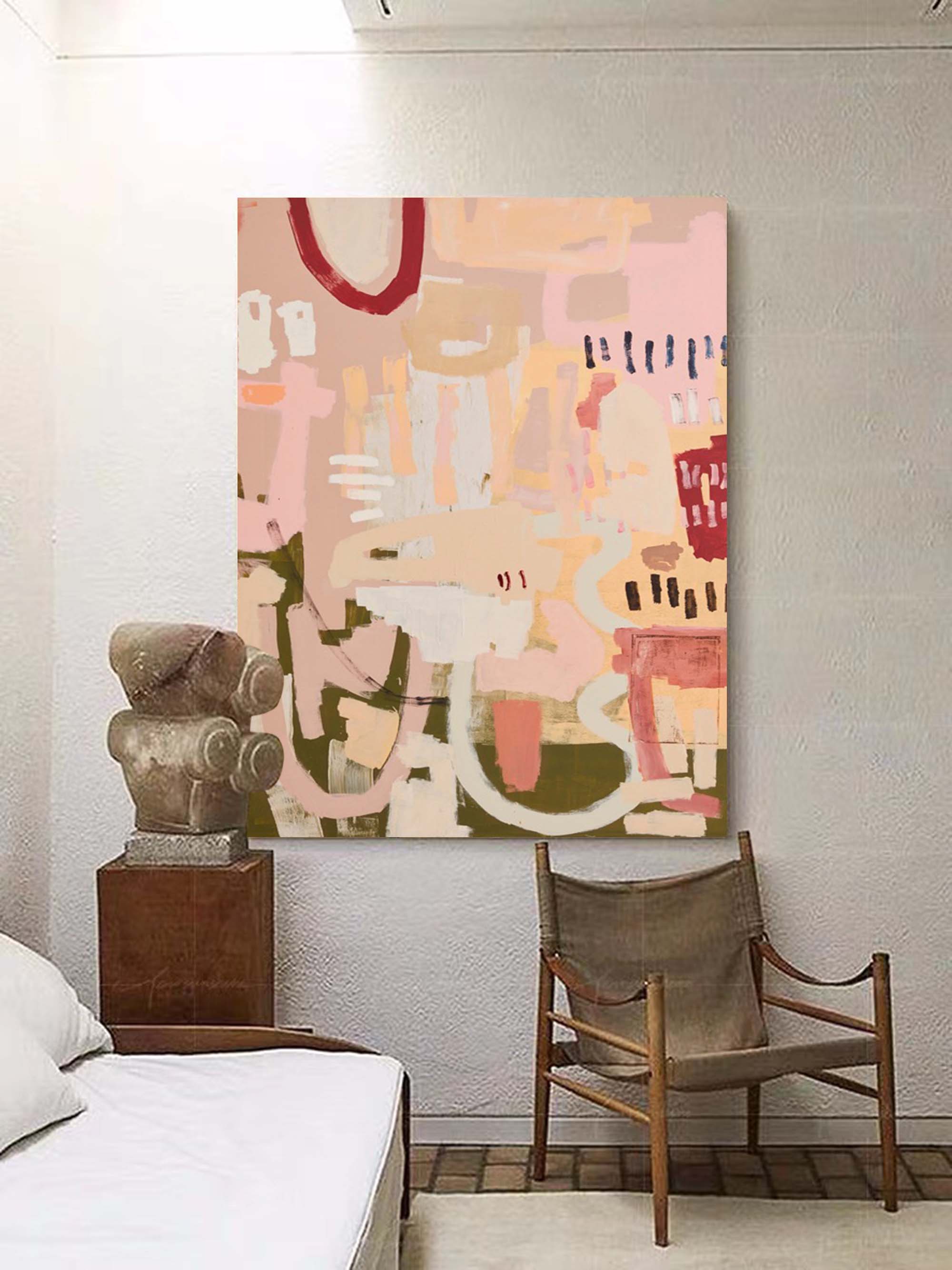Wall Art Abstract Impressionist Fresh Romantic