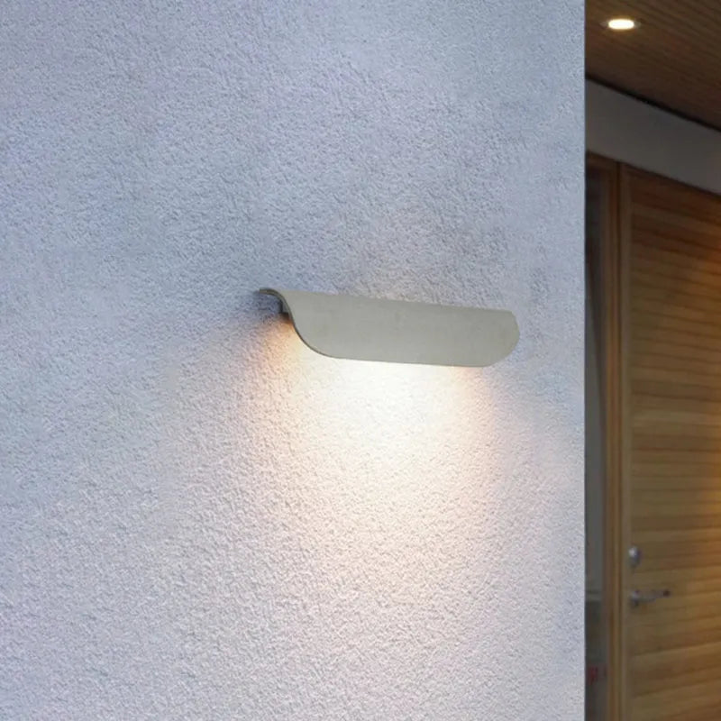 Ray Modern Outdoor Wall Lighting, Waterproof, Curved - Neutralighting