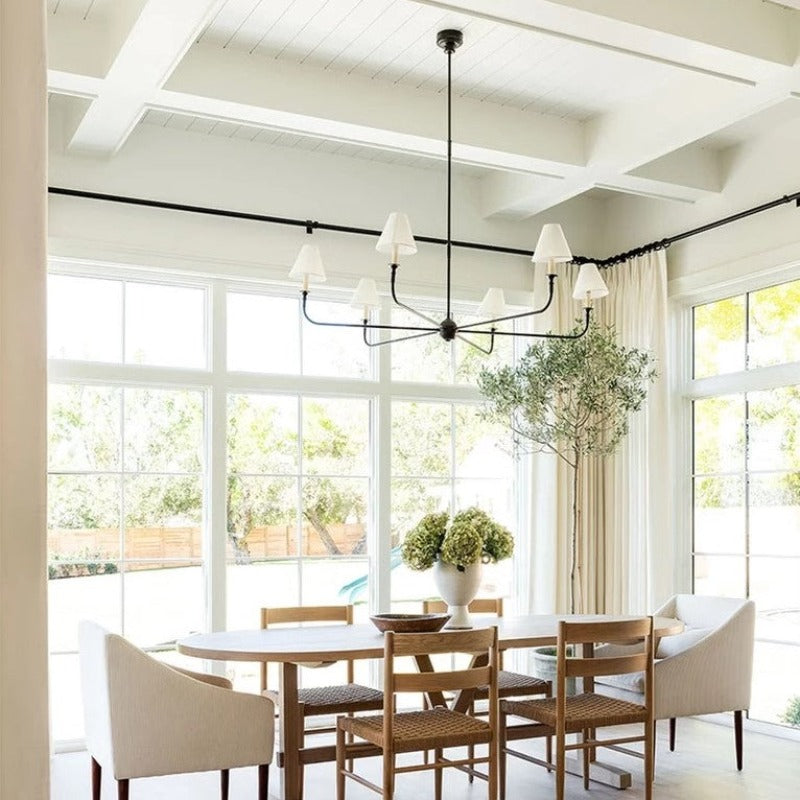 Silva Vintage Retro Metal Elegant Chandeliers Living Room - Neutralighting