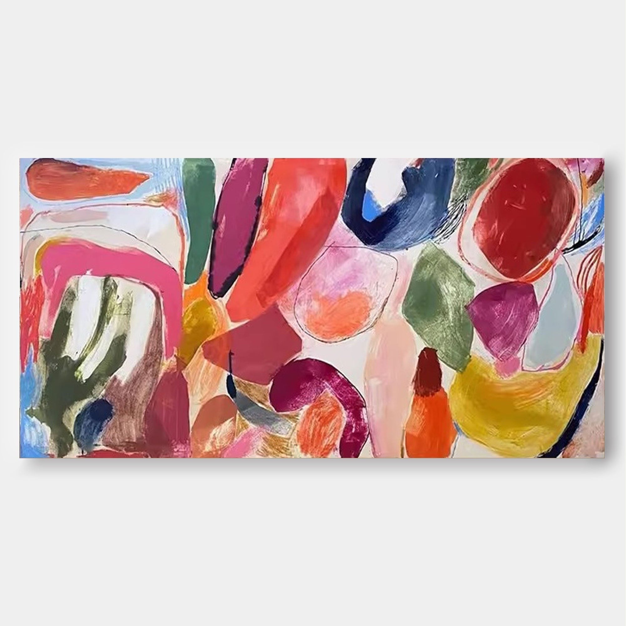 Abstract Canvas Art AB068 - Neutralighting