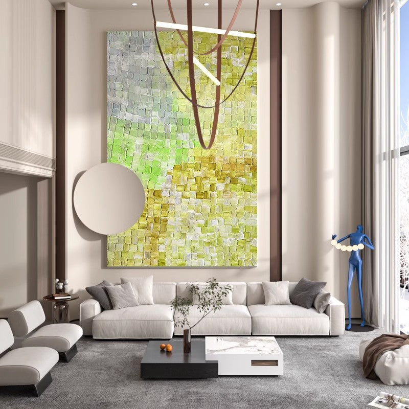 Wall Art Abstract Impasto Elegant Natural