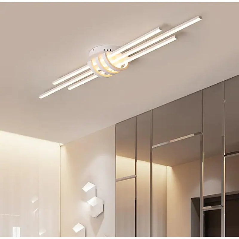 Arisha Modern LED Ceiling Light Black/White Living Room - Neutralighting