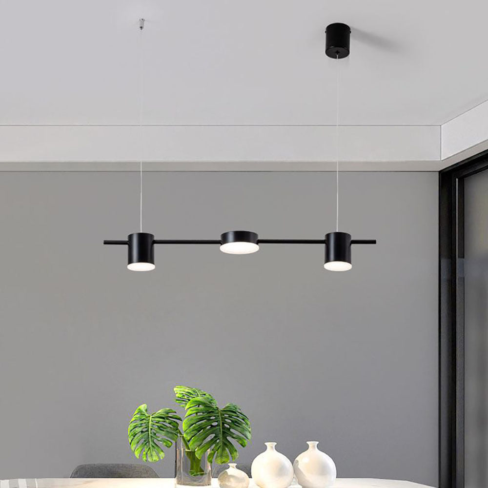 Arisha Minimalist Multi Metal Pendant Light, Black/Gold - Neutralighting