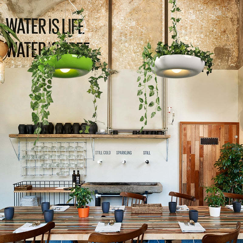 Ritta Modern Metal Lacquer Round Pendant Light - Neutralighting