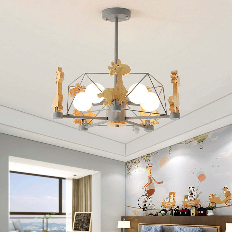 Arisha Giraffes LED Flush Mount Ceiling Light