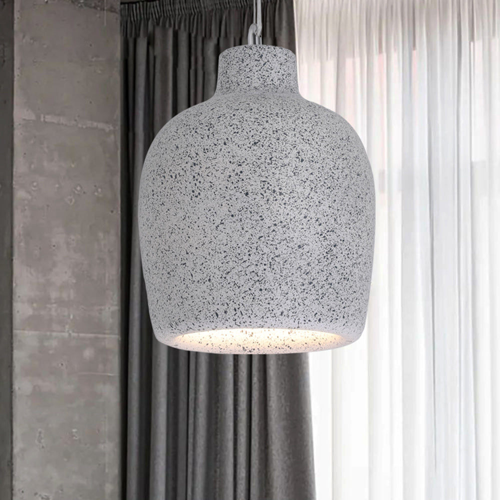 Avi Wabi Sabi Jar Shaped Resin Pendant Light, 4 Color - Neutralighting