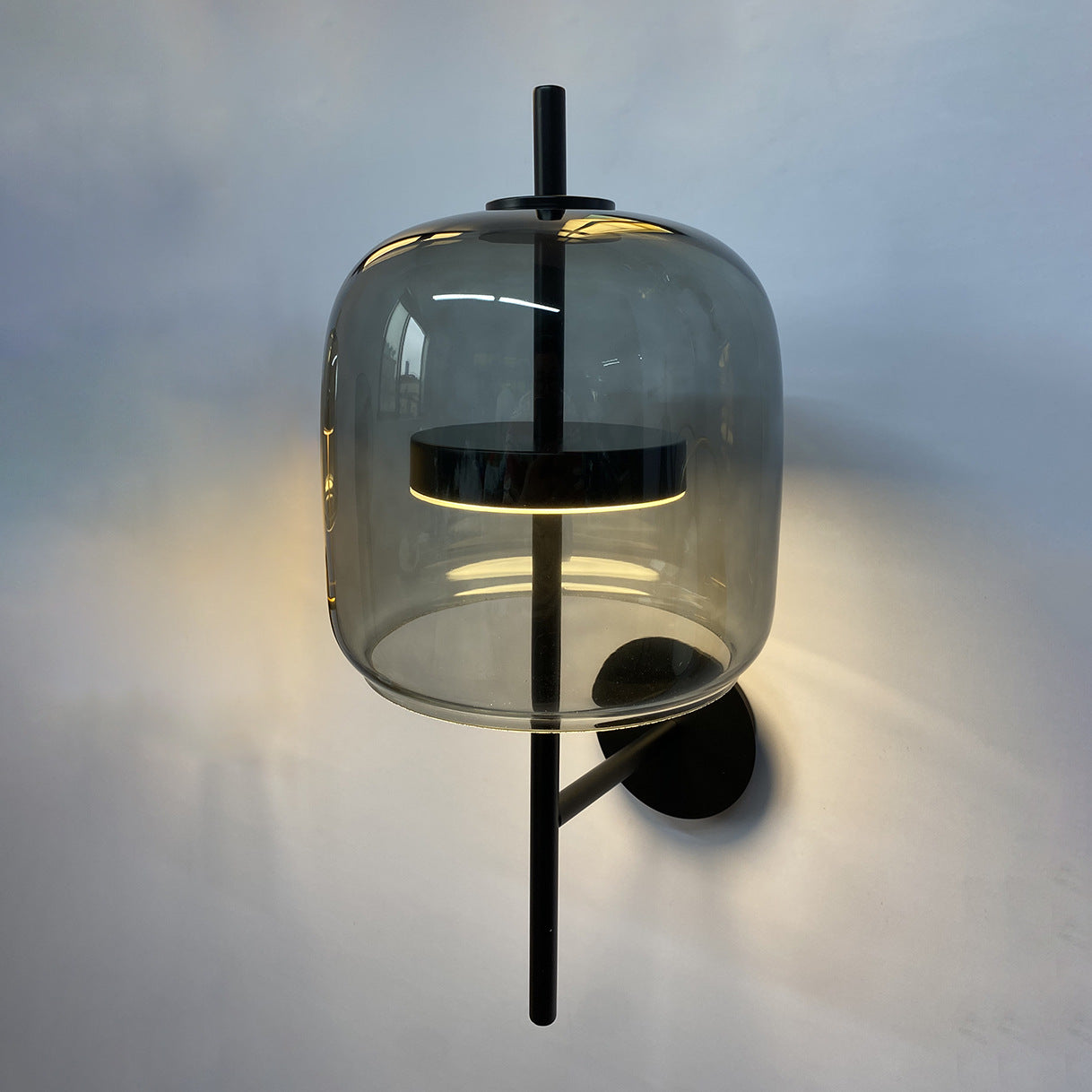 Arisha Modern Indoor Wall Lamp Metal Glass Bedroom - Neutralighting