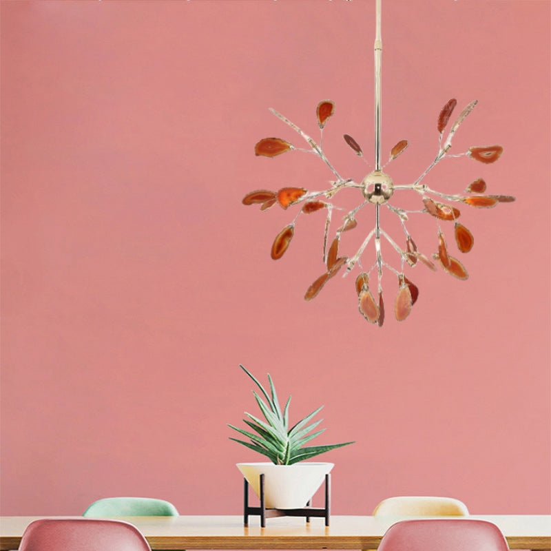 Aria Agate Creative Colourful Chandelier Bedroom/Living Room - Neutralighting