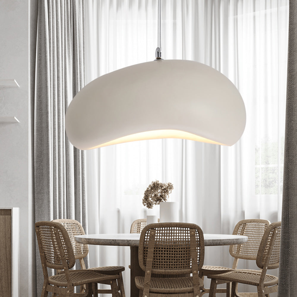 Avi Wabi Sabi Bread Shape Resin Pendant Light, 4 Color - Neutralighting