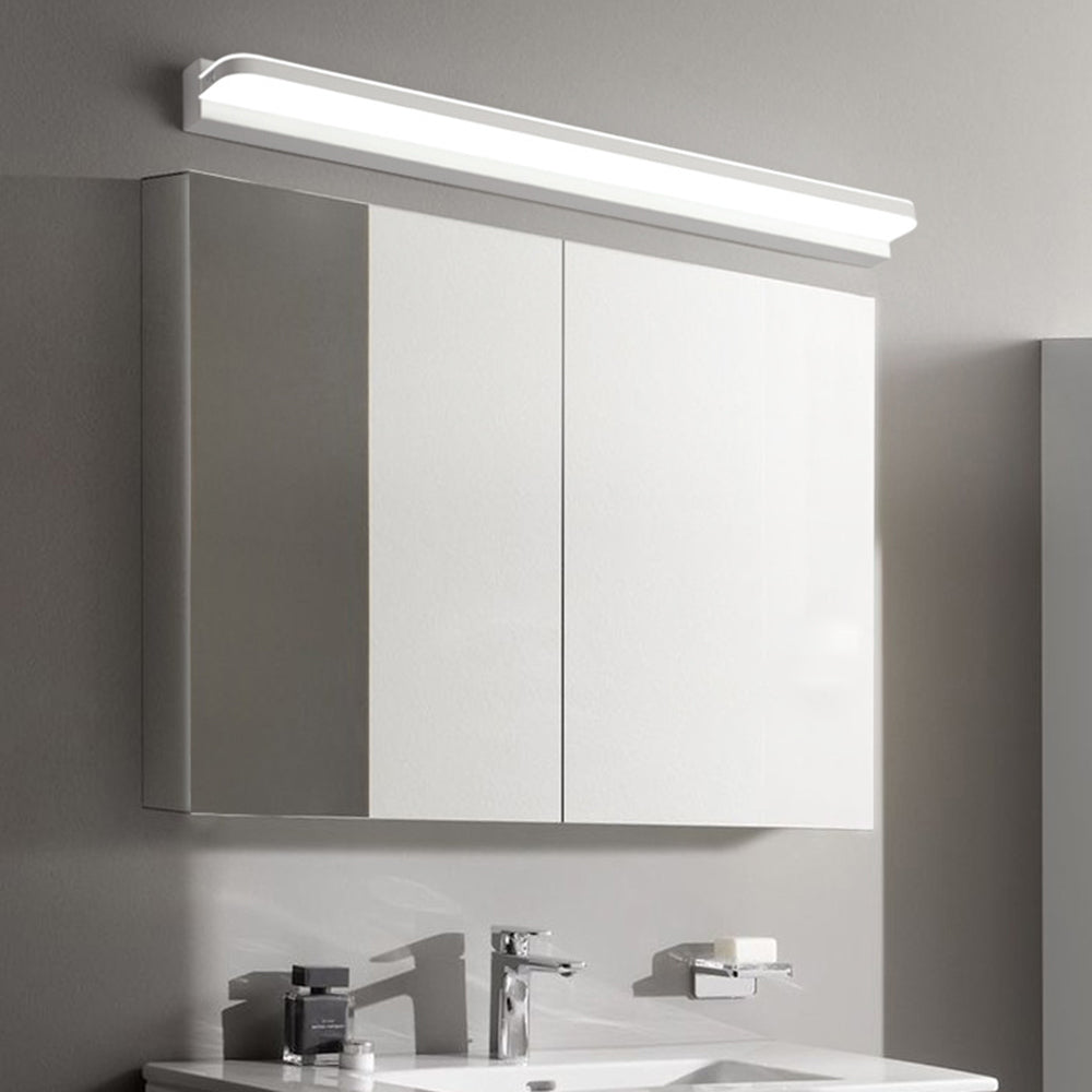 Arisha Wall Lamp Rectangular Modern, Acrylic Mirror, Black/White/Chrome/Gold, Bathroom - Neutralighting