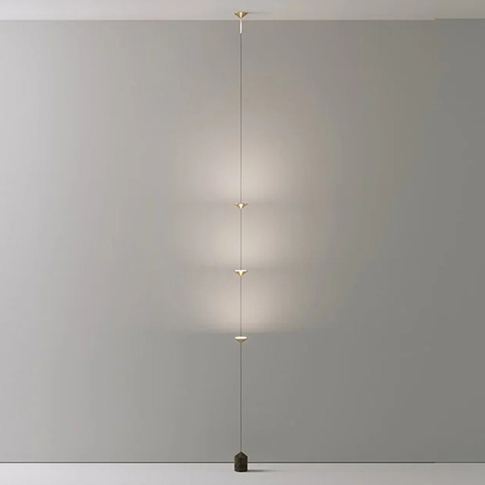 Arisha Full-Length Minimalist Linear Floor Lamp, 3 Bulbs - Neutralighting