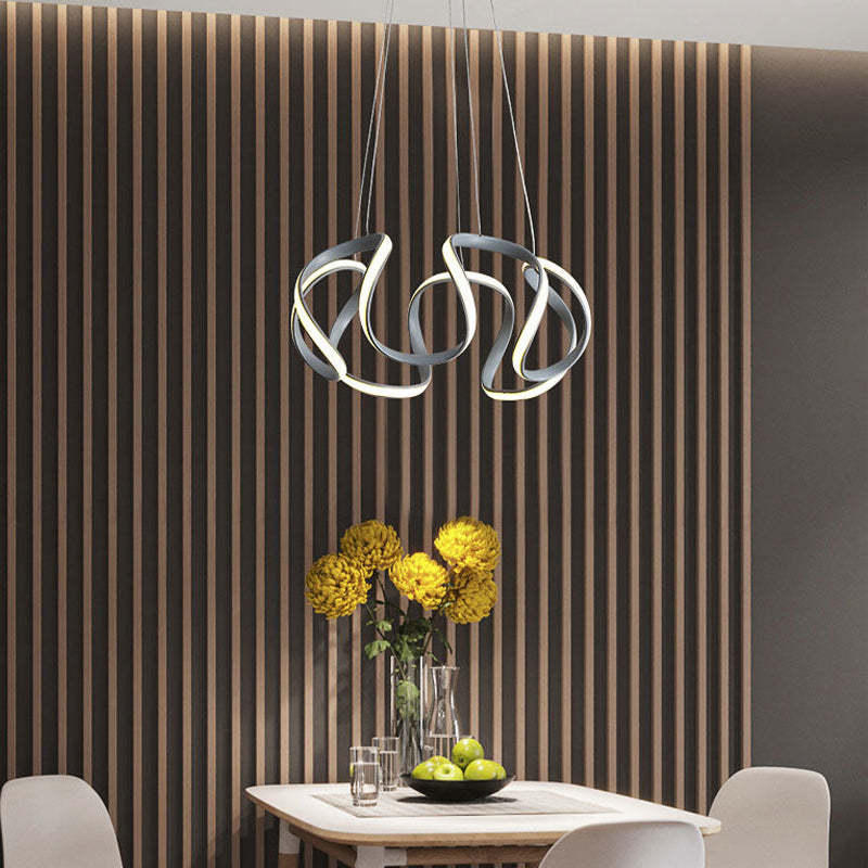 Clyra Modern Irregular Flower Pendant Light, 3 Colors - Neutralighting