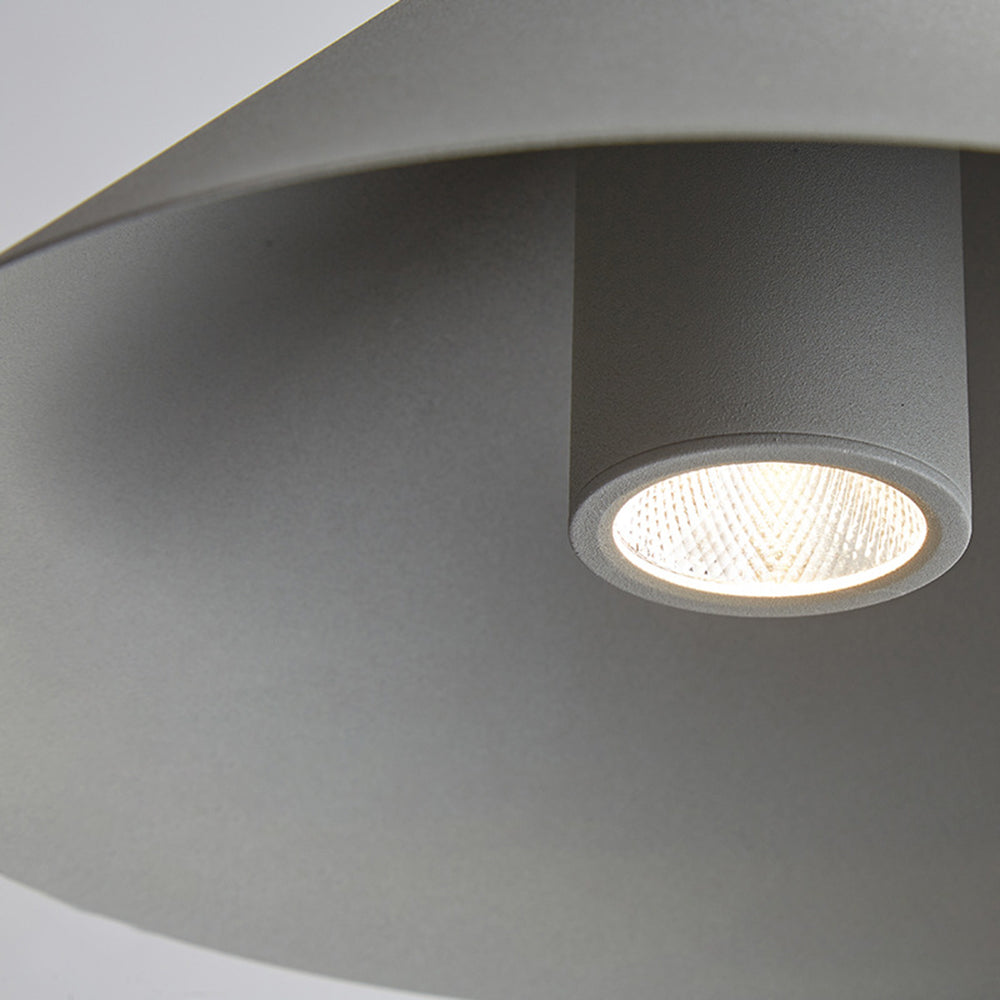 Arisha Minimalist Cone Metal Pendant Light, Grey - Neutralighting
