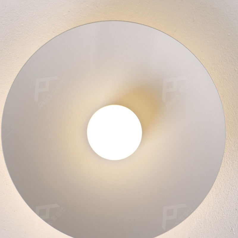 Arisha Modern Flush Mount Ceiling Light White Red Black Metal Balcony - Neutralighting