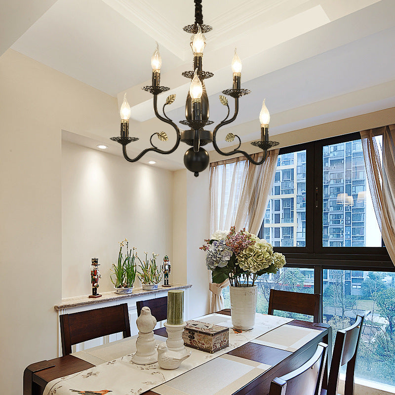 Silva Chandelier Rustic Glass Living Room Bedroom - Neutralighting