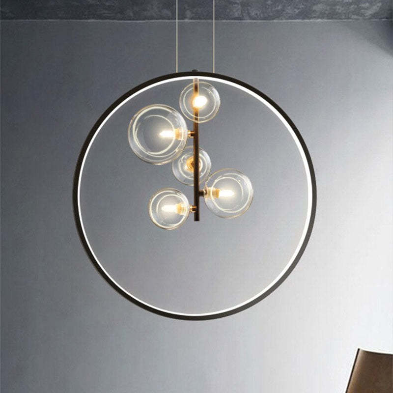 Arisha Nordic Glass Bubbles LED Modern Pendant Light for Dining Room - Neutralighting
