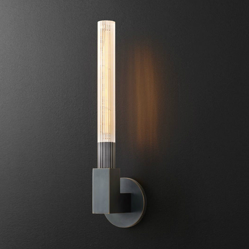 Kristy Indoor Wall Lamp Glass Brass Mid-century Restaurant Bedroom - Neutralighting