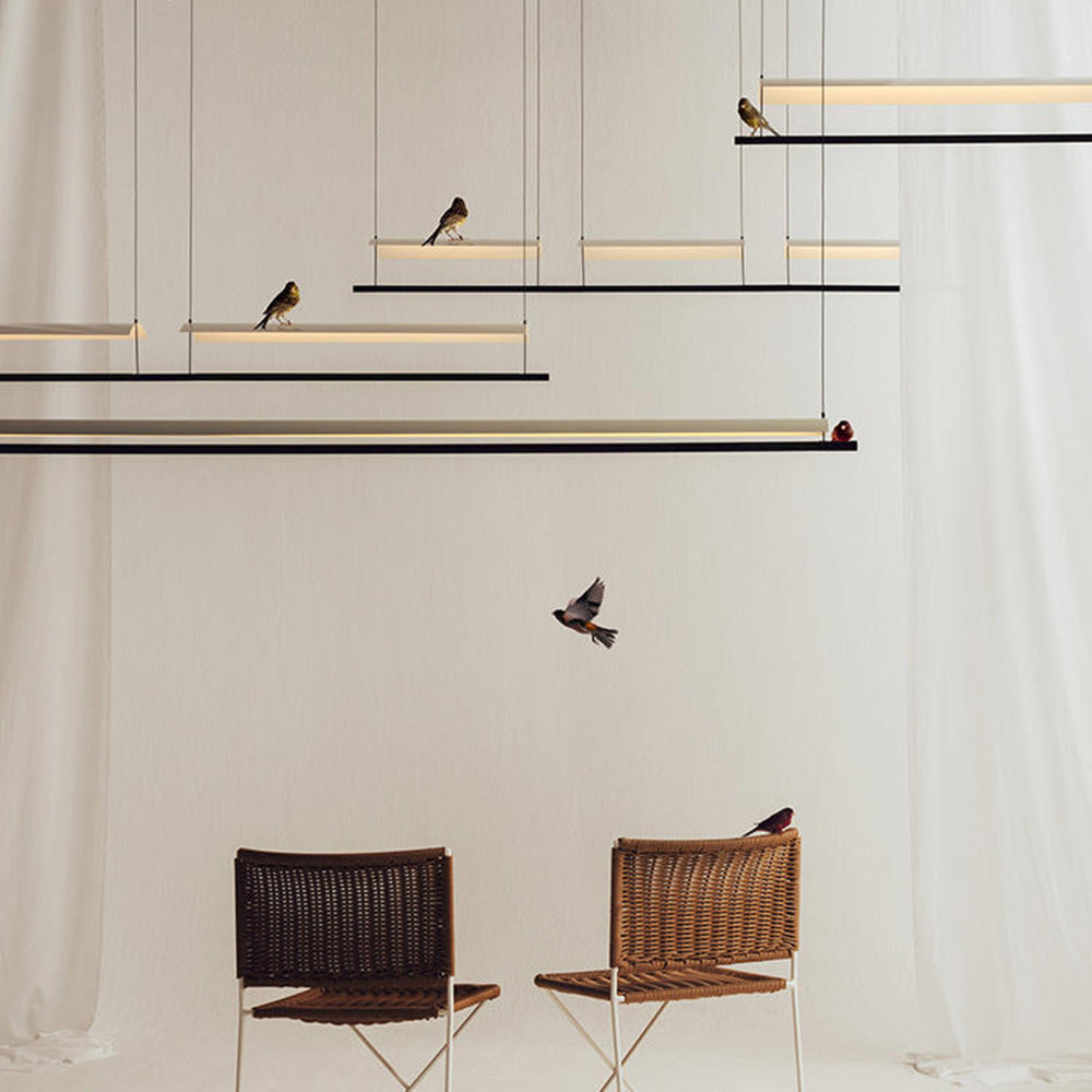 Arisha Minimalist Linear Metal Pendant Light - Neutralighting