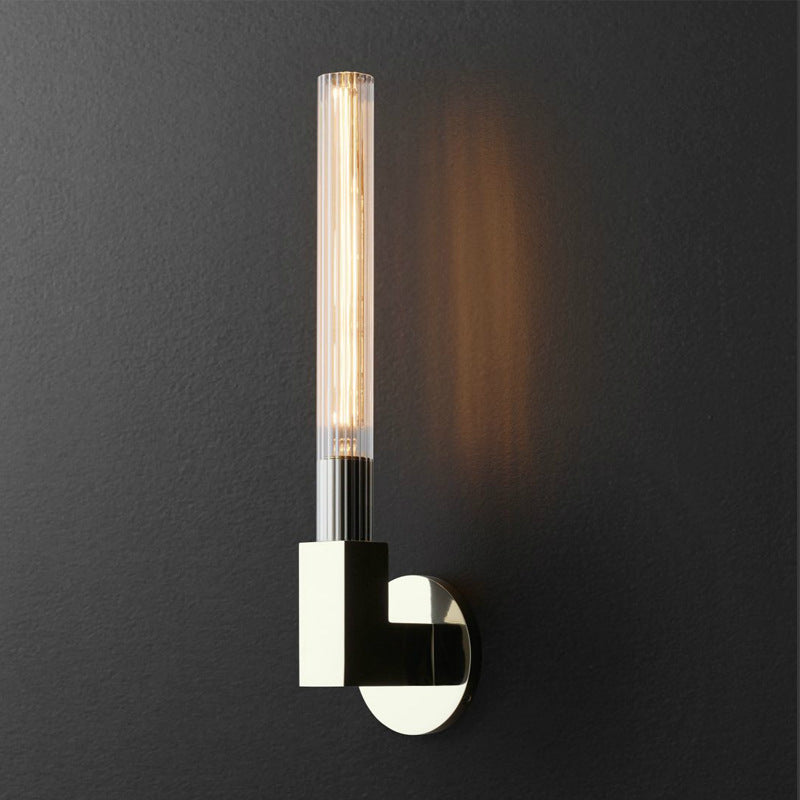 Kristy Indoor Wall Lamp Glass Brass Mid-century Restaurant Bedroom - Neutralighting