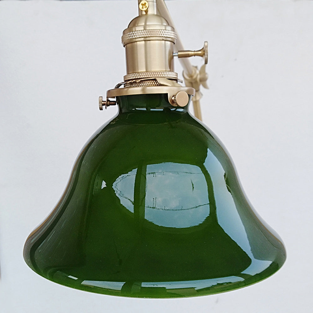 Tiffany Vintage Foldable Wall Lamp, Green/White - Neutralighting