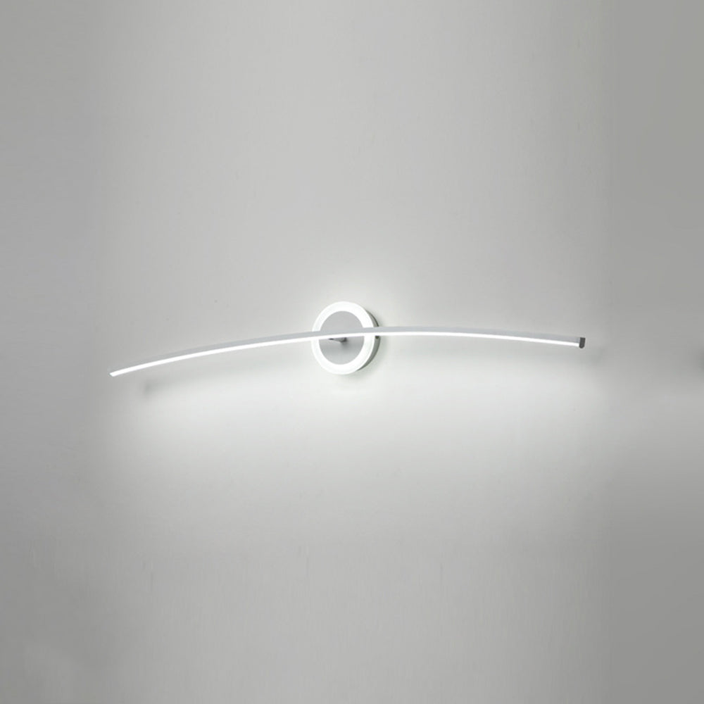 Arisha Modern Linear Metal Wall Lamp, White - Neutralighting