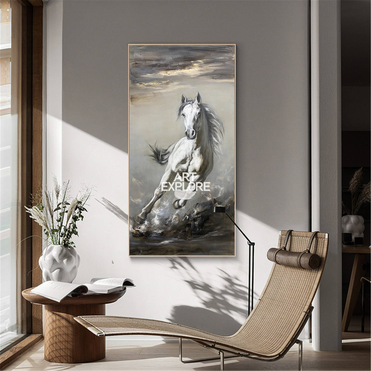 Alaric Horse Canvas Wall Art