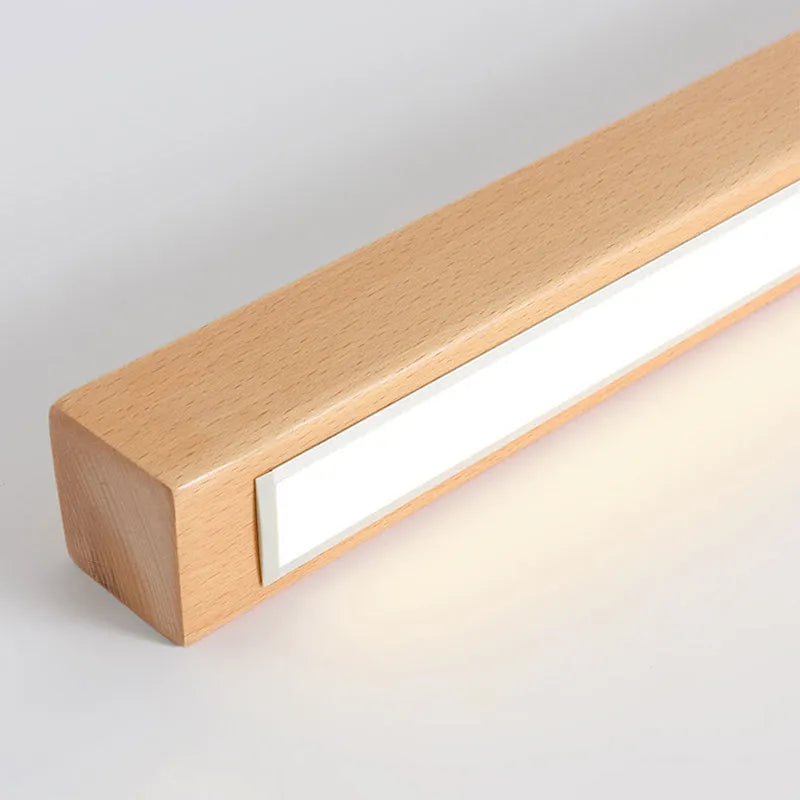 Arisha Linear Slim Ceiling Light, Wood - Neutralighting