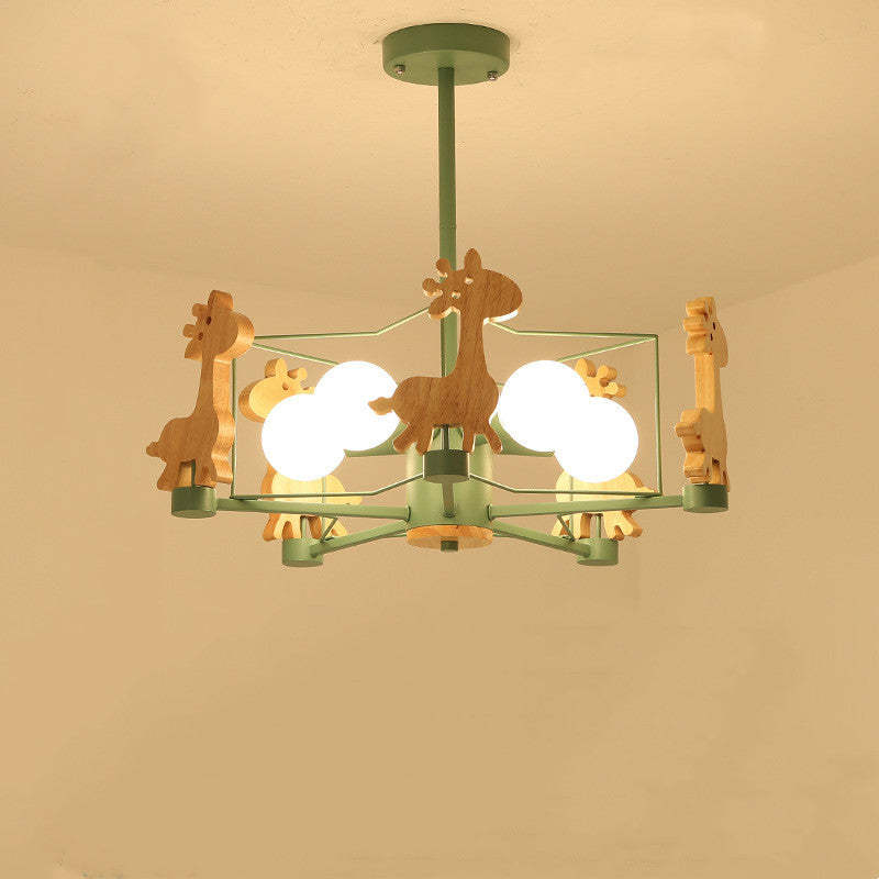 Arisha Giraffes LED Flush Mount Ceiling Light