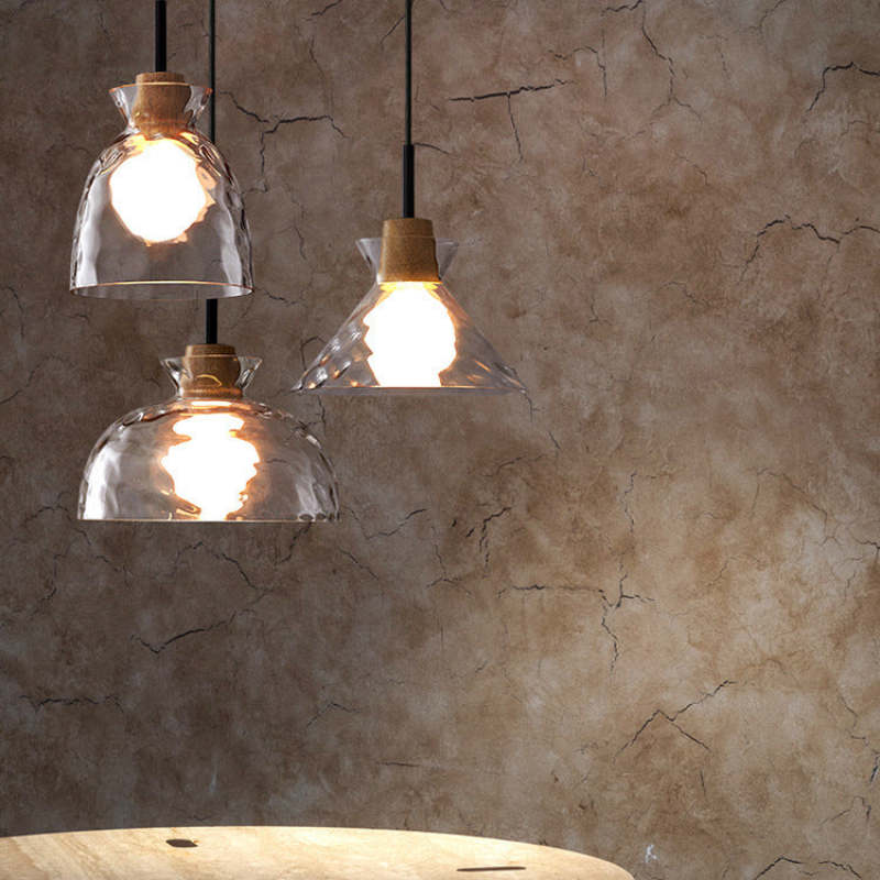 Arisha Minimalist Geometric Glass Pendant Light, Dining Room - Neutralighting