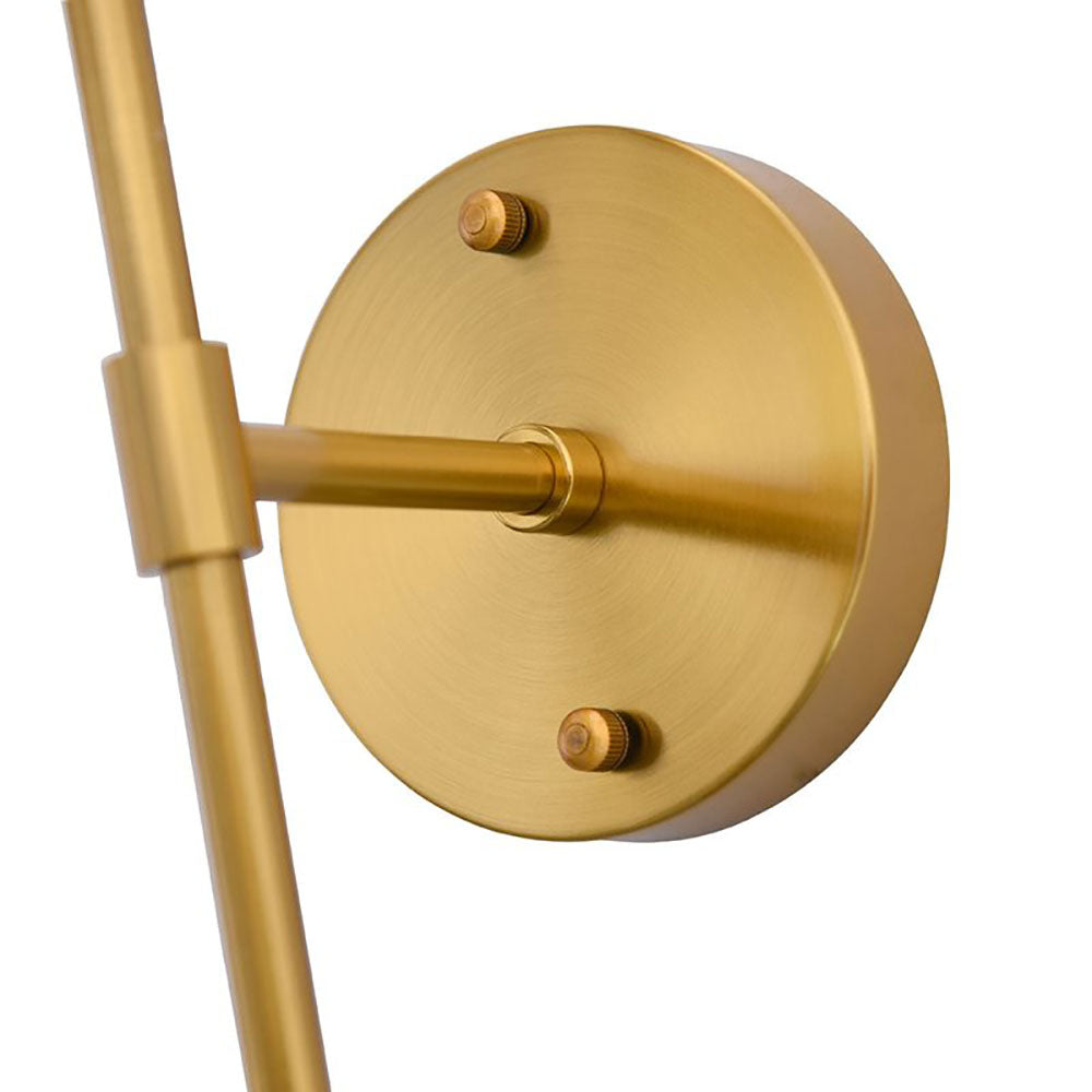 Silva Modern Minimalist Wall Lamp, Metal, Black/Silver/Gold, Bathroom - Neutralighting