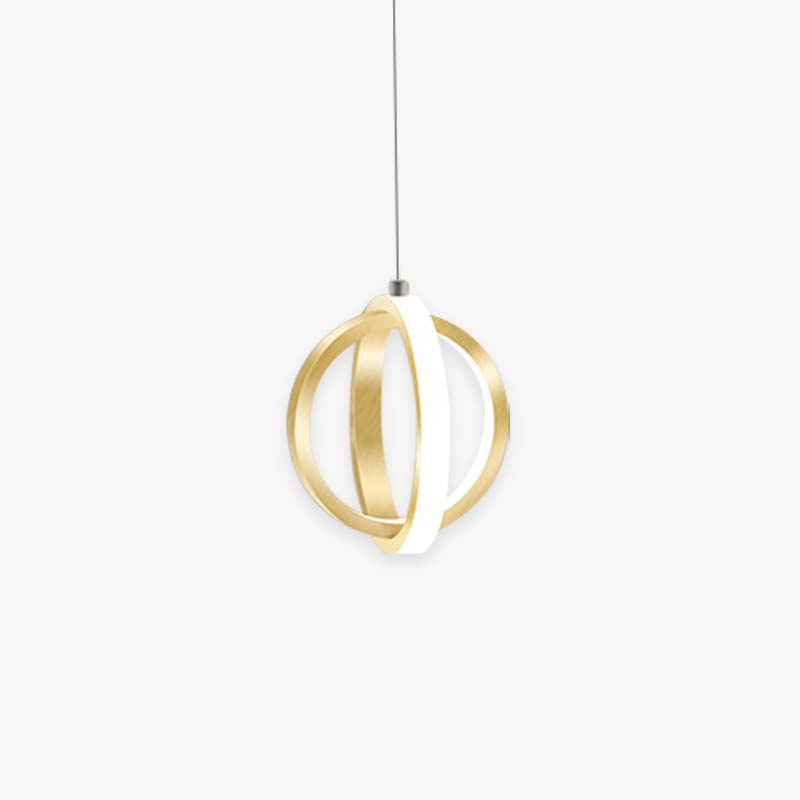 Kristy Pendant Light Spherical Modern, Metal, Black/Gold, Kitchen - Neutralighting