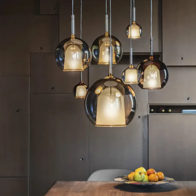 Valentina Pendant Light Glass Modern Sphere LED Dining Room - Neutralighting