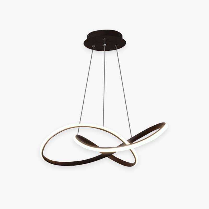 Arisha Modern Led Pendant Light, Black/White, Living Room/Bedroom - Neutralighting