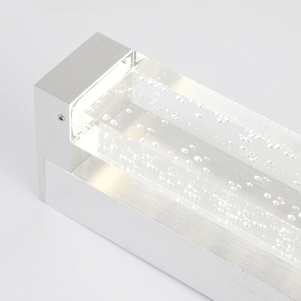 Arisha Transparent Rectangular Mirror Front Vanity LED Wall Lamp, Bathroom - Neutralighting