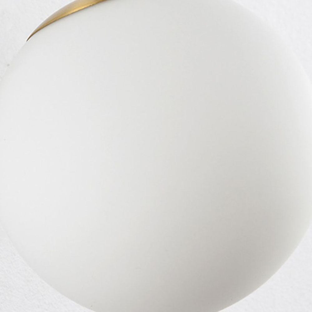 Valentina Wall Lamp Modern Globe, Metal/Glass, Black/Gold, Hallway - Neutralighting