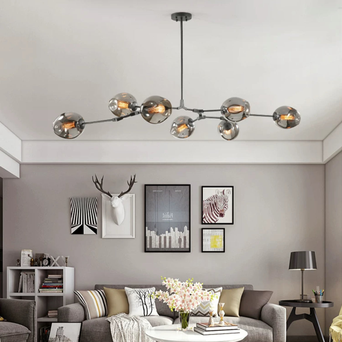 Kirae Nordic Modern Glass Pendant Light Clear Bubble - Neutralighting