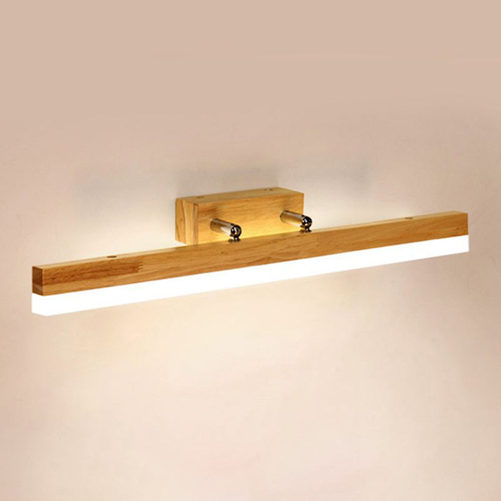 Muto Classic Wood Stretchable Mirror Vanity Bathroom Wall Lamp - Neutralighting