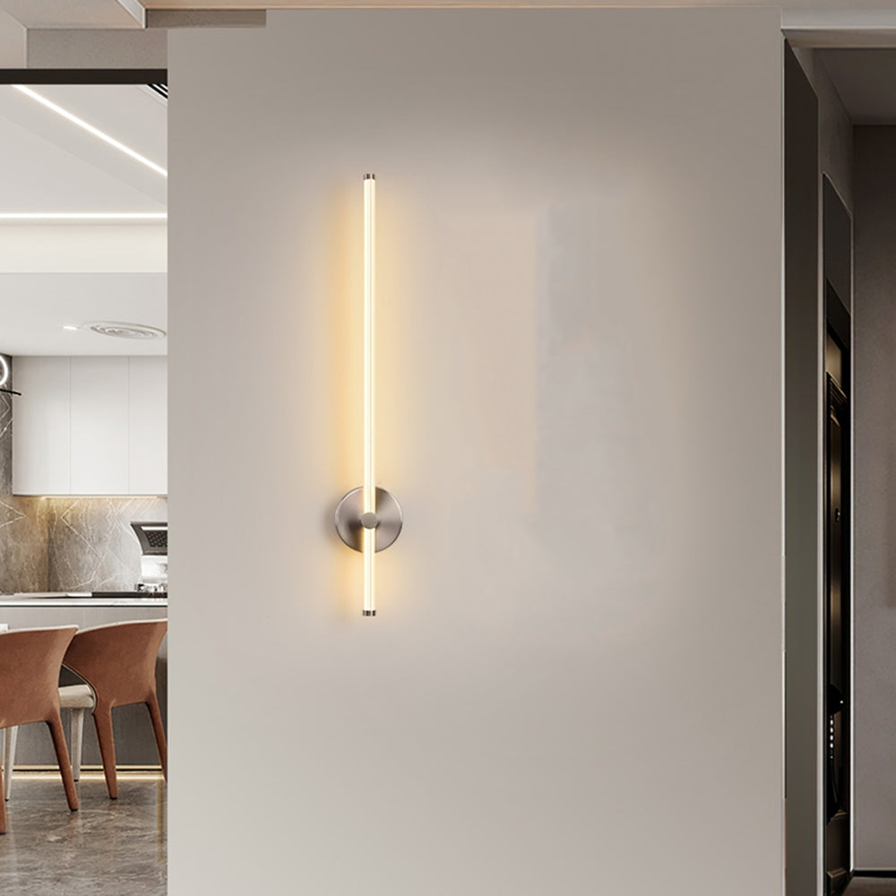 Arisha Coppery & Nickel Indoor Wall Lamp, Metal/Acrylic