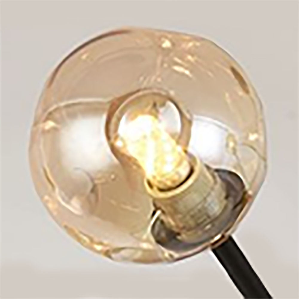 Valentina Decorative LED Glass Bubble Pendant Light, Amber - Neutralighting