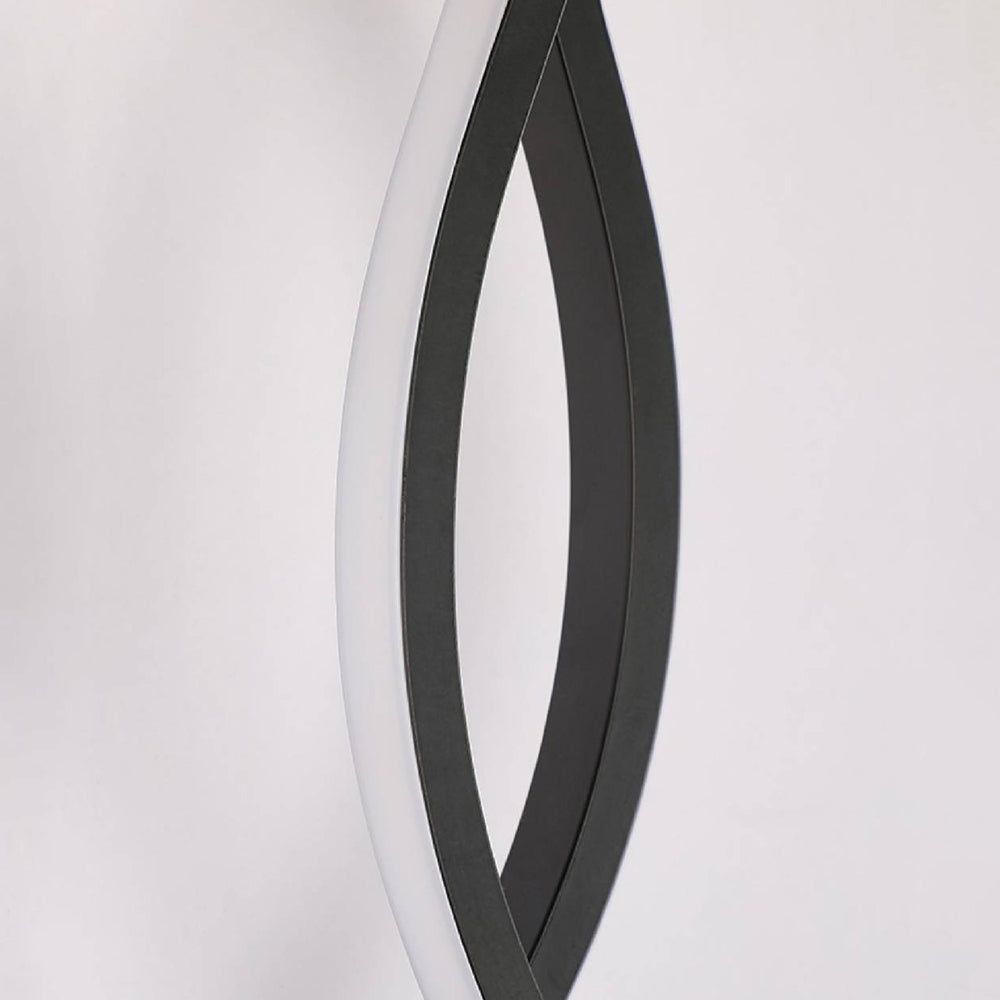 Arisha Modern Black & White Wave Wall Lamp Black, 3 Style - Neutralighting
