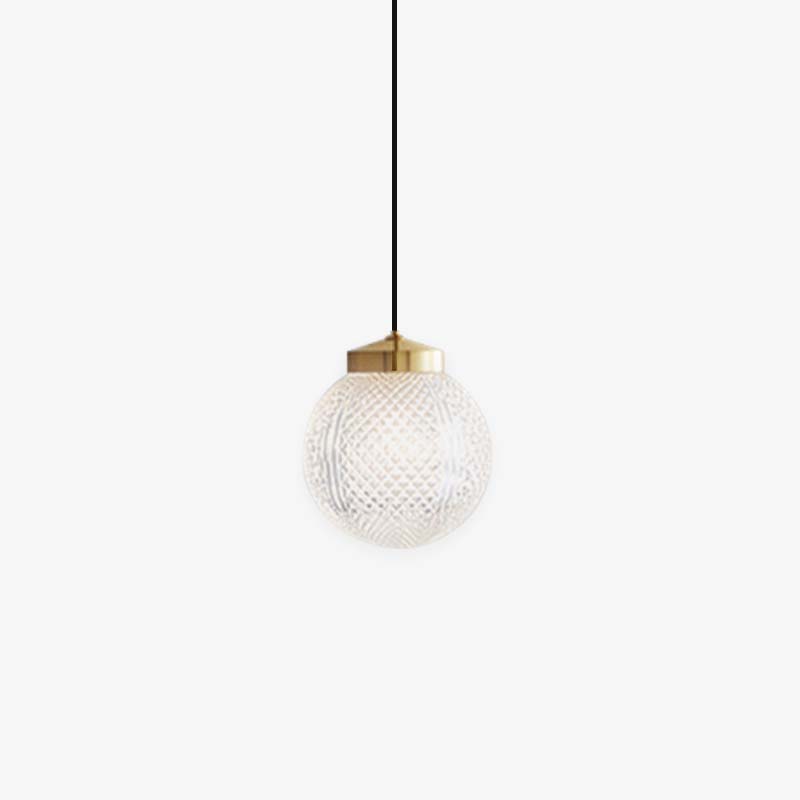 Arisha Modern Circle Glass Pendant Light for Bedroom & Hotel - Neutralighting