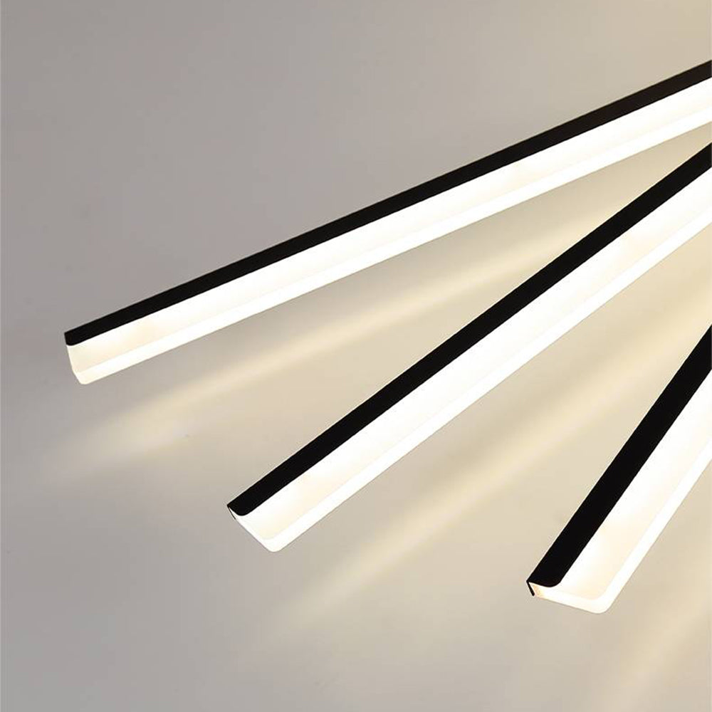 Arisha Linear Flush Mount Ceiling Light, 4 Colour - Neutralighting