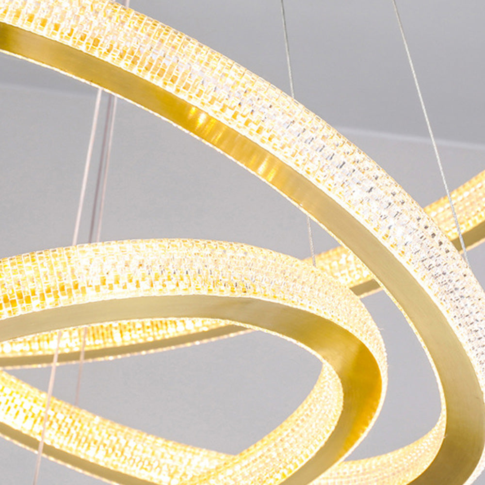Kristy Contemporary Gold Luxury Ring Pendant Light - Neutralighting