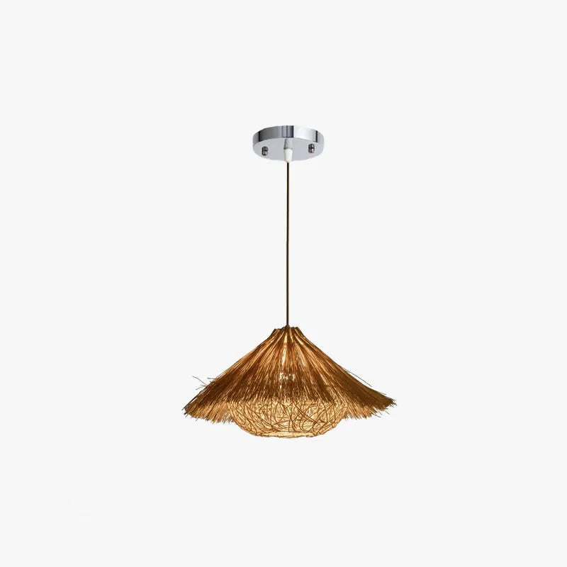 Muto Hand-Woven Rattan Modelling Pendant Light - Neutralighting