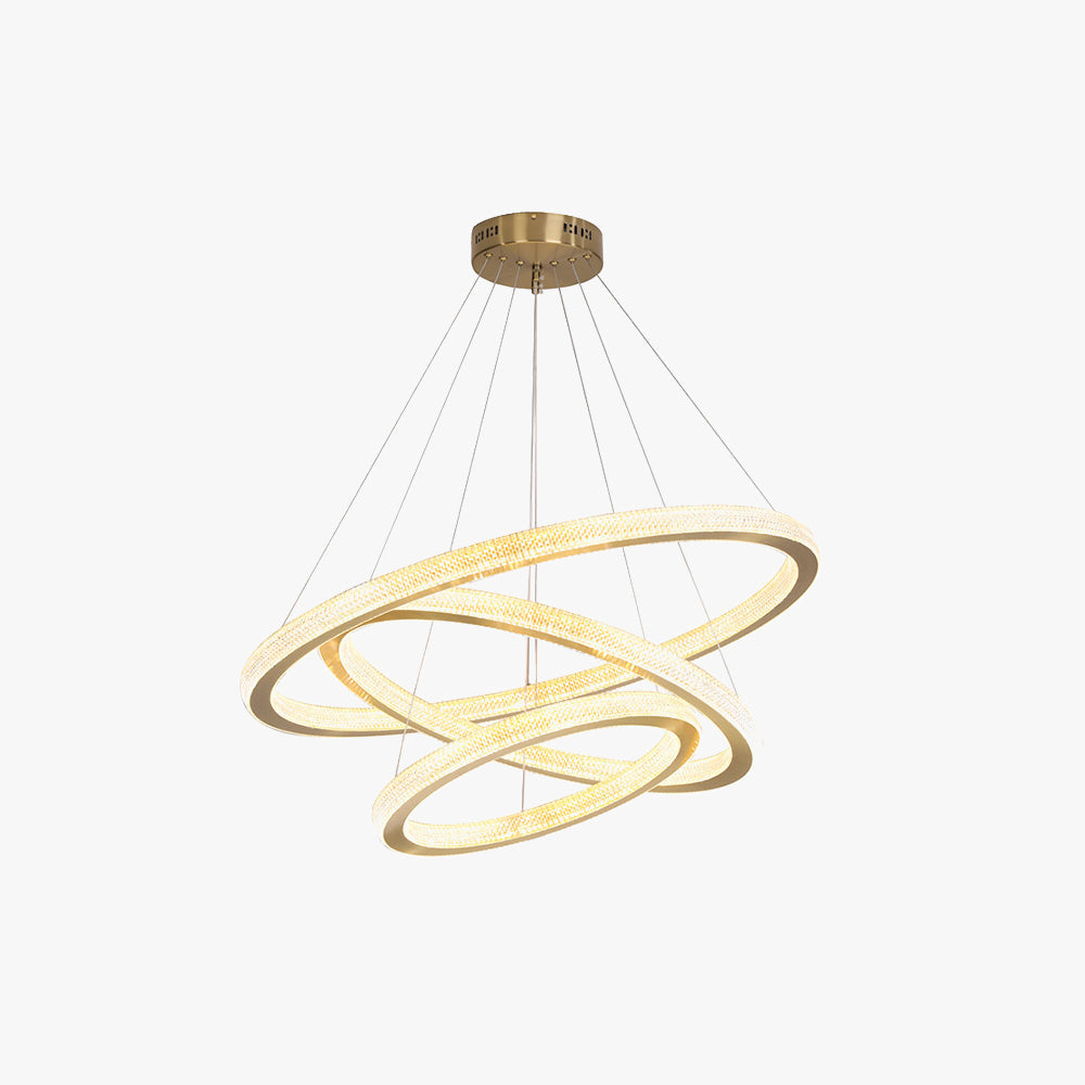 Kristy Contemporary Gold Luxury Ring Pendant Light - Neutralighting